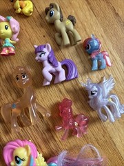 My Little Pony Lot Figures Comb MLP Flocked Mixed Mini Megan Hasbro Toys