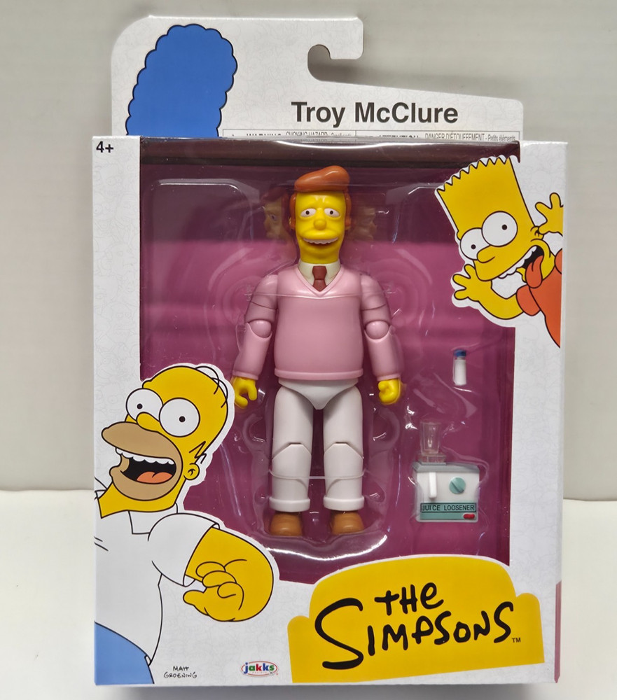 TROY McCLURE – The Simpsons Wave 5 – Jakks Pacific 5″ Action Figure NEW IN STOCK