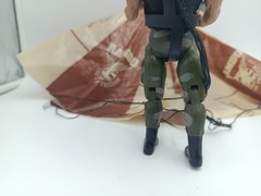 Rambo With Parachute Jocsa Force Of Freedom Argentine Vintage 80´s Not Coleco