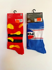 Pringles & Pepsi Polyester Socks Size 6-12 Brand New Socks 2 Pairs