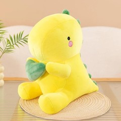 Cute Dinosaur Plush Toy Soft Stuffed Animal Rebound Doll Kids Gift Decor