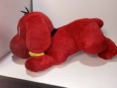 24 in. Clifford the Big Red Dog Barking Jumbo Plush Stuffed Animal Large Vintage