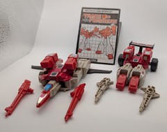 1987 Transformers G1 Autobot Clones Fastlane Cloudraker 100% Complete + Manual
