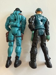 Vintage Lot Of 10 Lanard The Corps 4” Posable Military Action Figures Pre-Owned