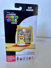 NEW Nintendo Super Mario Bros Movie CAT MARIO 1.25 in Mini Figure