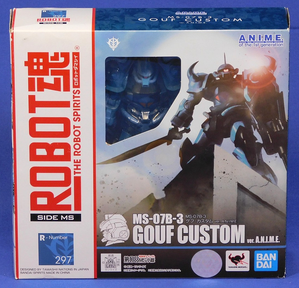 GUNDAM MS-07B-3 GOUF CUSTOM VER. ANIME BANDAI ROBOT SPIRITS FIGURE