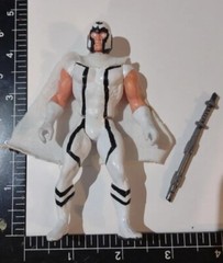 Marvel Secret Wars MAGNETO White Suit Custom 4.5″ Figure w Weapon Mattel 1984