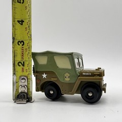 Disney Pixar Cars Sarge Military Jeep Fisher Price 2008 Toy Car Plastic