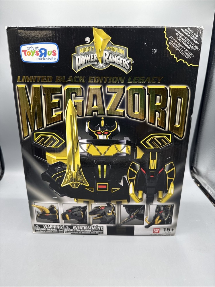 Mighty Morphin Power Rangers Megazord Black & Gold Edition Legacy Toys R Us
