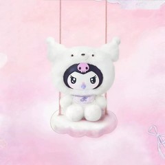 TOP TOY Sanrio Little Bear Planet Plush Pendant Blind Box White Bear Kuromi New