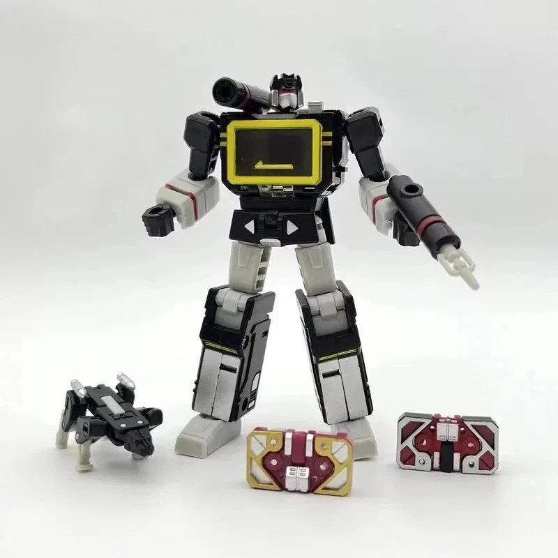 New PT-04 Black Soundwave PT04B Mini Transforming Robot Action Figure Toy Gift