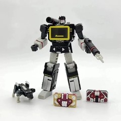 New PT-04 Black Soundwave PT04B Mini Transforming Robot Action Figure Toy Gift