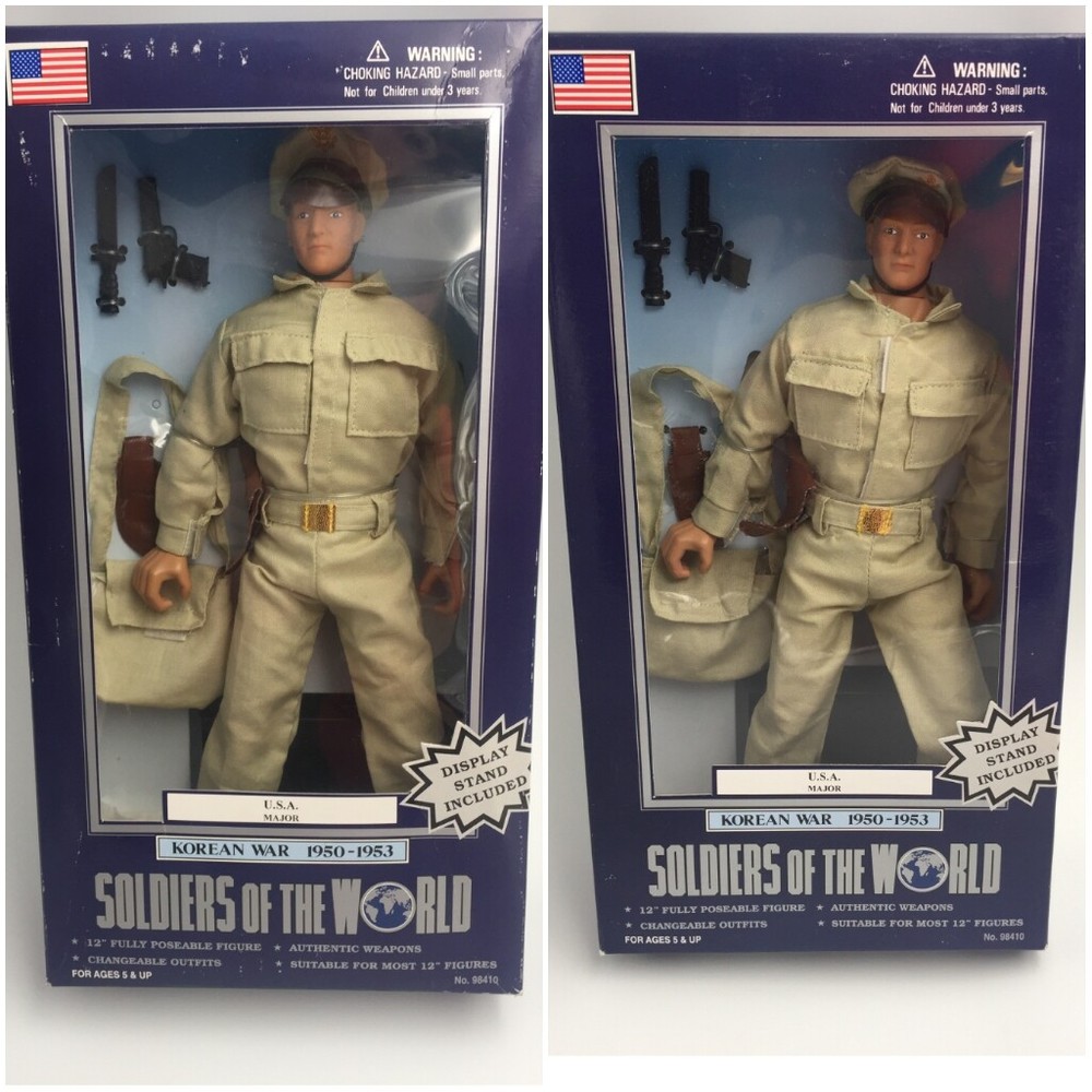 Vintage Soldier Of The World Korean War 1950-1953 U.S.A Major