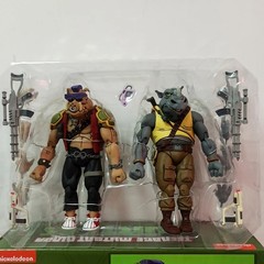 2PCS/Set Shredder Michelangelo Foot Solder Donatello Krang Figure