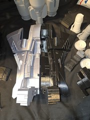 Star Wars Mandalorian Snub Starfighter 22″ Model Kit W Base 1/16 Custom 3 Model