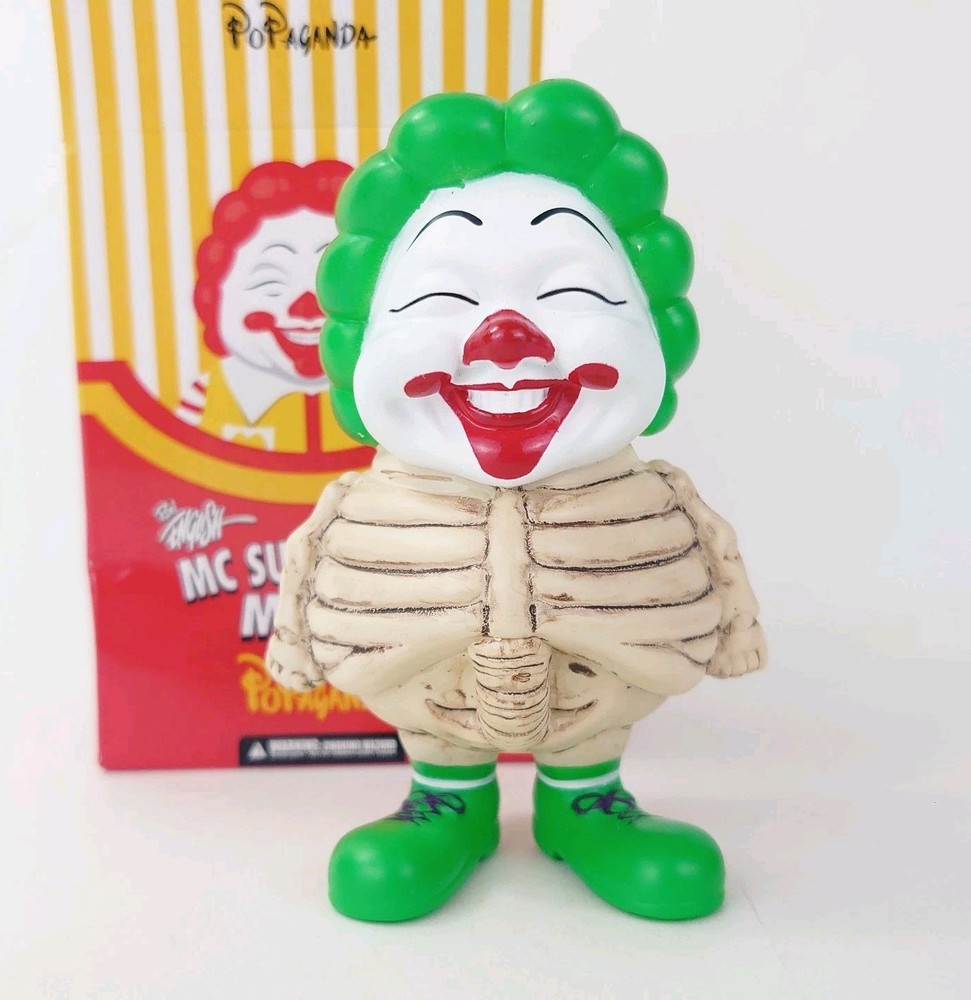 Ron English Popaganda X Secret Base Mc Supersized Bones Green 4″ Mindstyle