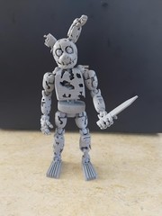 FNAF Springtrap 3D Printed Figure Articulated Model Toy w/ Parts
