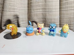 Hasbro Lost Kitties Mini Figures Lot Of 5 Munch, Gladys, Professor & More.