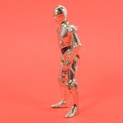 Star Wars 3.75″ SAGA Collection Vac Metal C-3PO Protocol Droid As Shown WG36