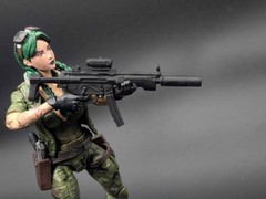 1/12 scale 3D printed supressed MP5N for classified valaverse marvel legends