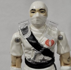 CAS GRADED 80+ 1984 HASBRO GI JOE STORM SHADOW SERIES 3 VINTAGE ARAH BONE WHITE