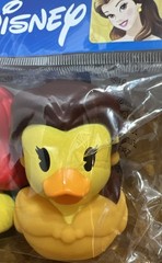 Disney Princess ARIEL & BELLE Duckalooz Rubber Duckie Duck Toy Free Shipping