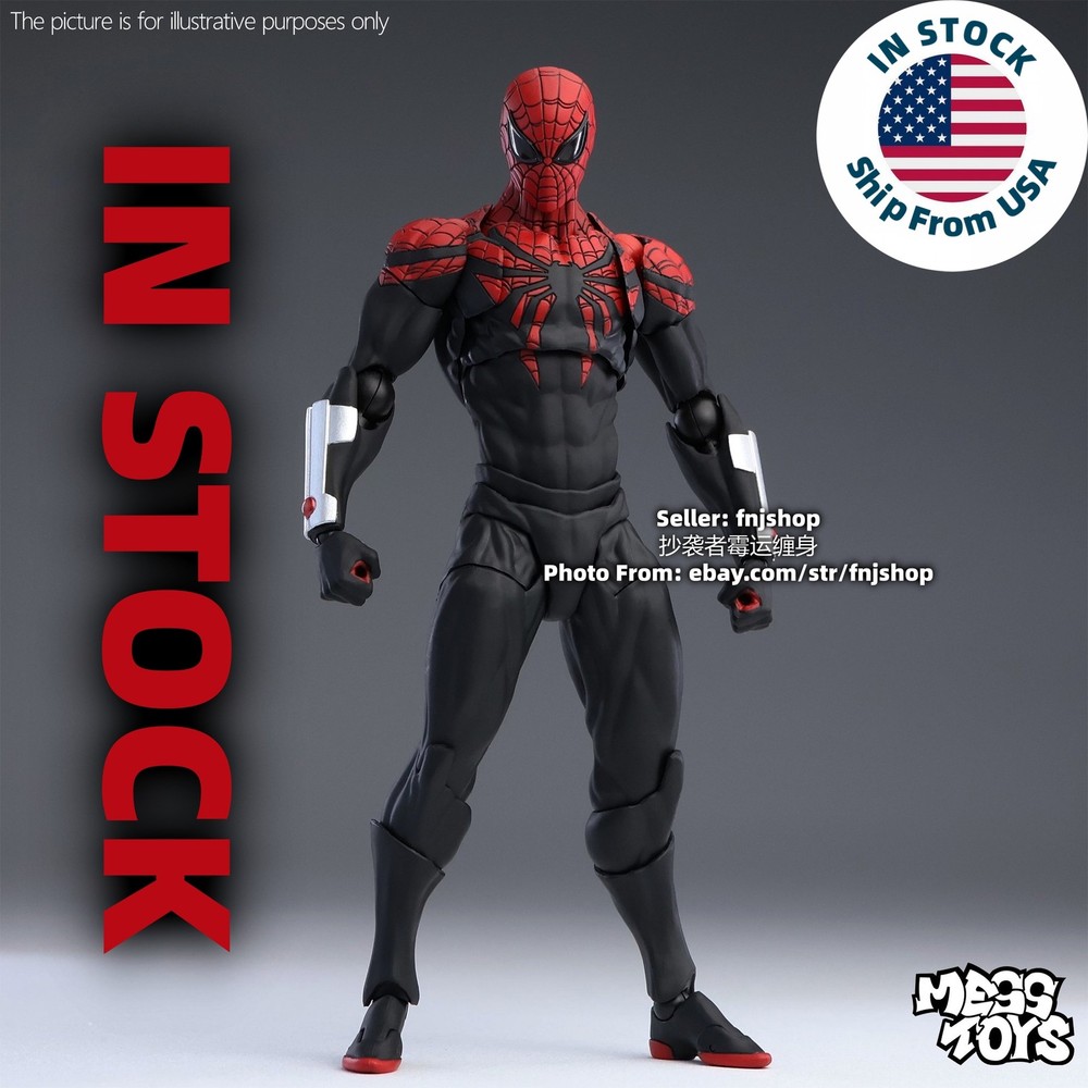 CT Toys Mess Toys Superior Spiderman Octopus Spider Action Figure Boxed US STOCK