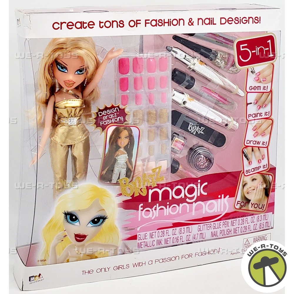 Bratz Magic Fashion Nails Cloe Doll and Accessories MGA Entertainment 368540