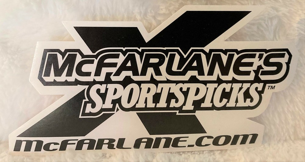 Todd McFarlane SPORTS PICKS Promo DECAL STICKER Comics Exclusive NEW Black White