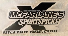 Todd McFarlane SPORTS PICKS Promo DECAL STICKER Comics Exclusive NEW Black White