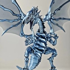 2pcs Yu-Gi-Oh Blue Eyes White Dragon Model Kit KO Assembly Figure Collectible
