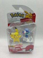 Jazwares Pokemon Battle Figure Pack Pikachu Popplio Ages 4+ Toys Brand New