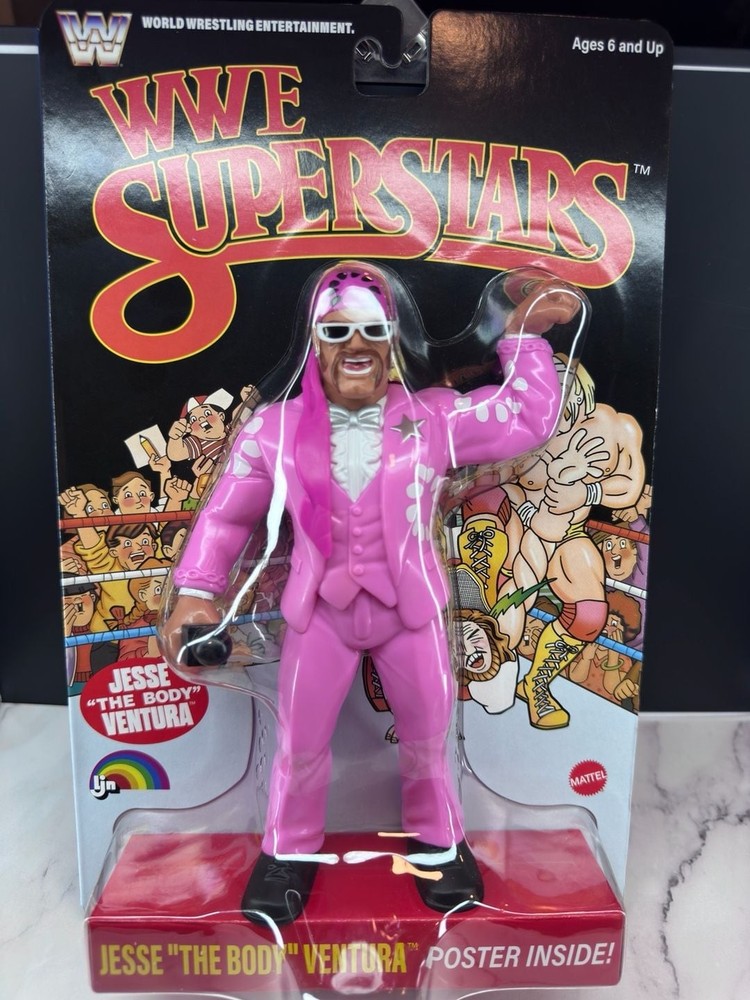 Mattel WWE Superstars Jesse ‘The Body’ Ventura 8-inch Action Figure