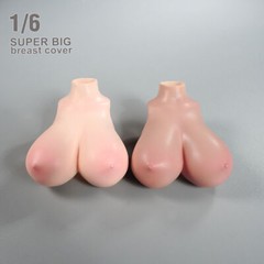 1/6 Replacement Breast Cover Female E-H Big Huge Model For12”PH TBL Figure Body