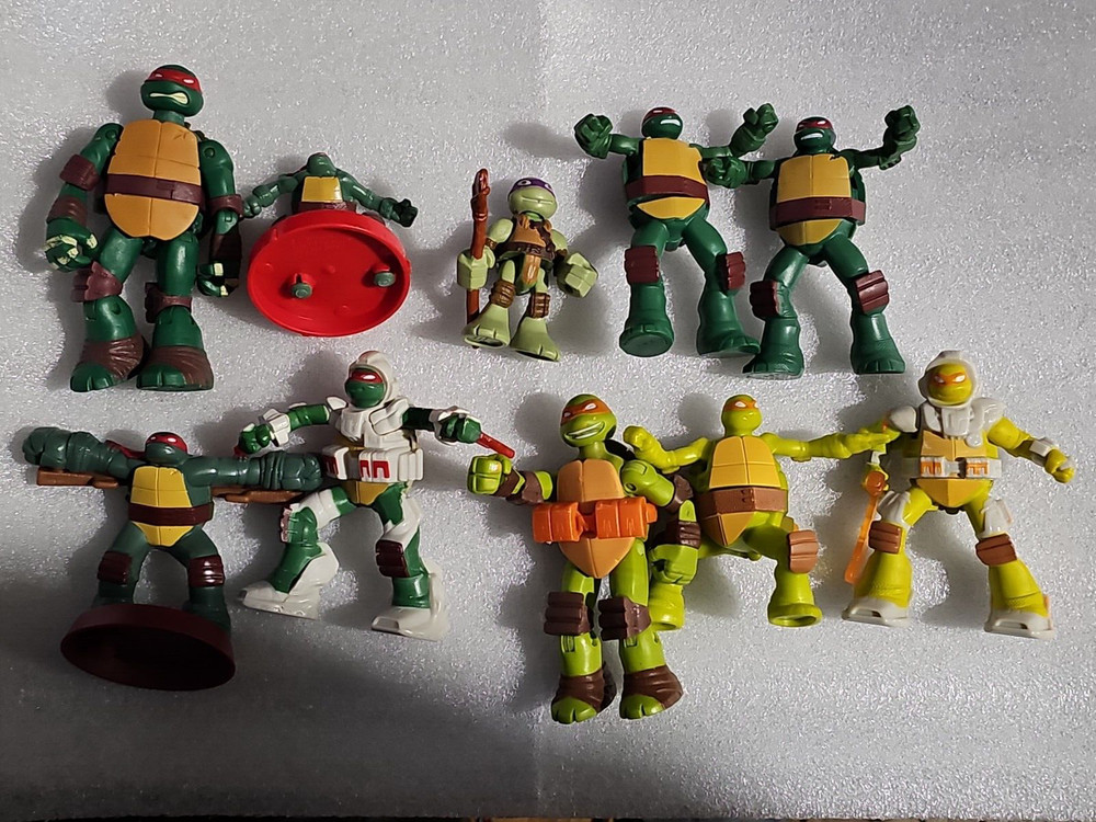2000’s / 2010’s TMNT Teenage Mutant Ninja Turtles Lot 10 Figures