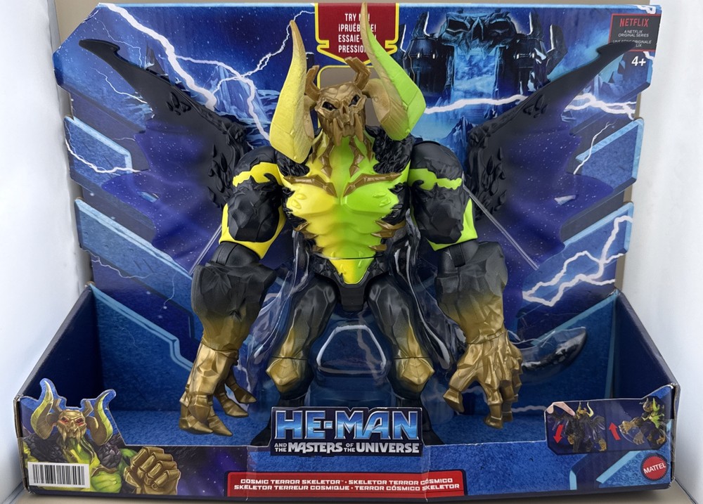 COSMIC TERROR SKELETOR ACTION FIGURE MOTU Masters of the Universe NETFLIX Mattel
