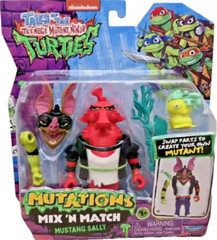 Tales of the TMNT Mutations Mix ‘N Match COMPLETE SET OF 6 Pete/Eel/SallyGoldFin