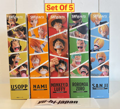 S.H.Figuarts One Piece Luffy Zoro Nami Usopp Sanji Set of 5 Romance Dawn New