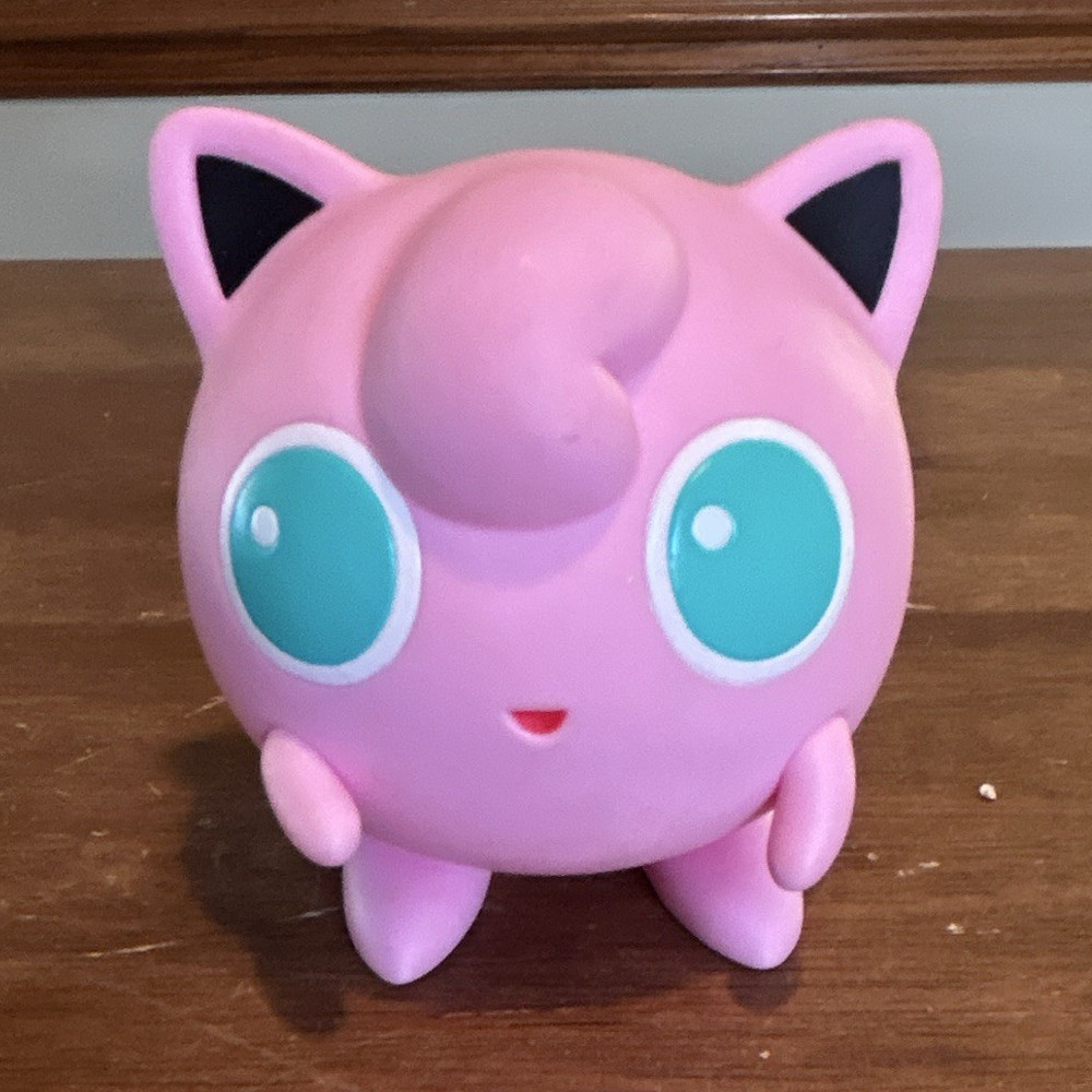 Pokémon Jigglypuff Pink Plastic Figure Toy, TV Movie Video Games Theme, Cat