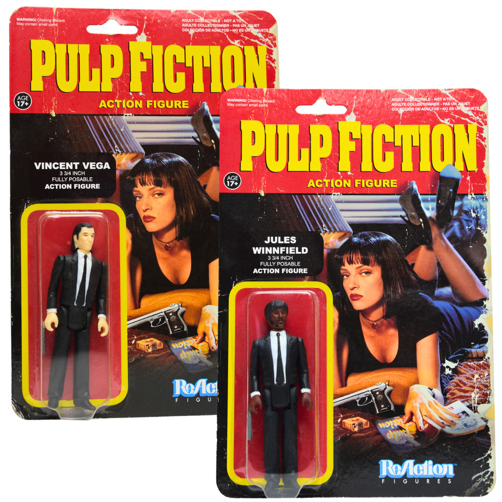 Funko Super7 ReAction Pulp Fiction Vincent Vega & Jules Winnfield Sealed 2014
