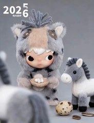 POP MART Have A Good Run Series Hirono Crybaby 2026 Horse Plush Pendant