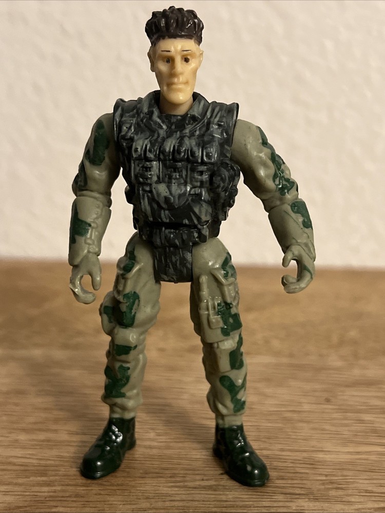 Military Army Jungle Camo Soldier 4” Action Figure Pvc Toy