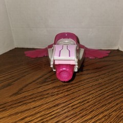 PAW Patrol Mighty Pups Charged Up SKYE Pink Deluxe Vehicle Light Sound Jet Plane