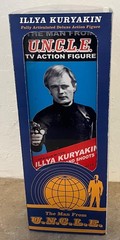 The Man From UNCLE Illya Kuryakin Figure with Box 16125 Vintage Figure
