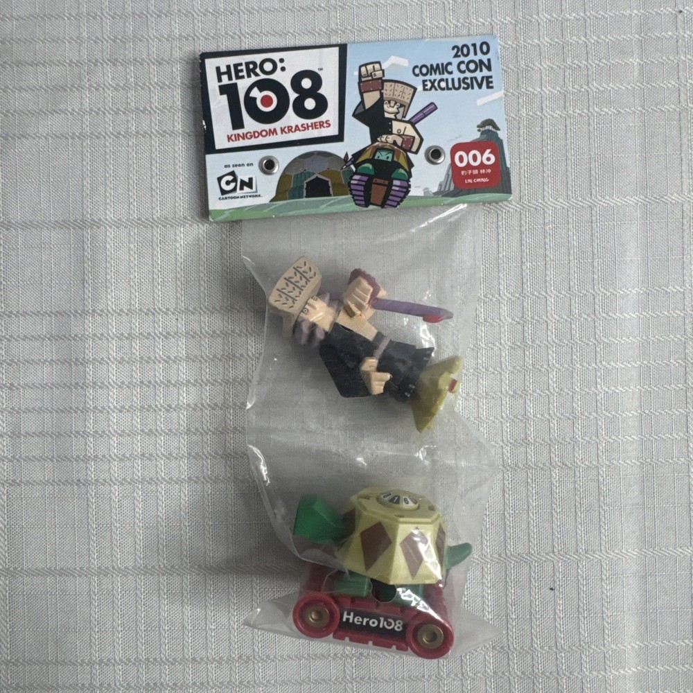 Hero 108 Kingdom Krashers 006 Lin Chung 2010 Comic Con Exclusive NEW SEALED RARE