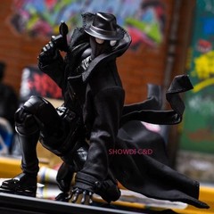 1/12 Spider-Man Noir Black Wired Trench Coat For 6″ ML Action Figure Body New