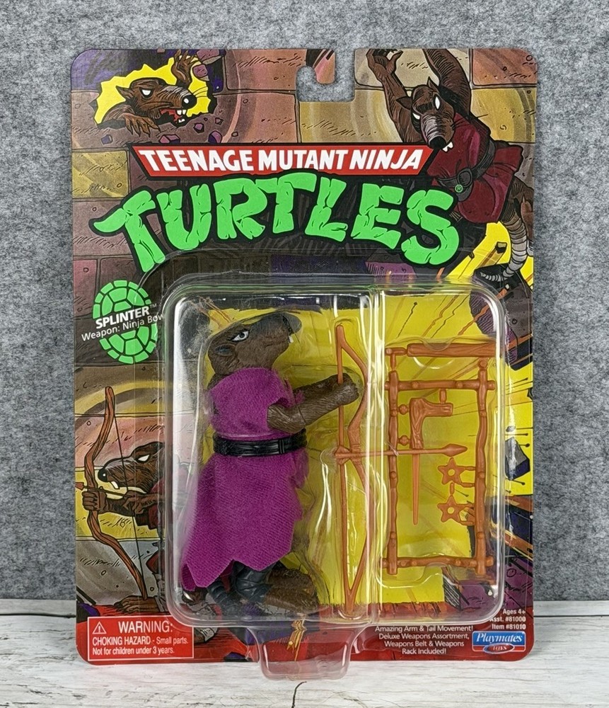 Teenage Mutant Ninja Turtles Splinter Classic Figure TMNT 2022 Playmates NEW