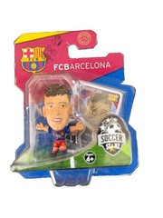 SoccerStarz Neymar Jr FC Barcelona Plastic Figure w/ Top Trumps Card NIB