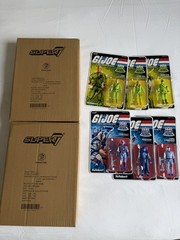 SUPER 7 ReACTION+ GI JOE GLOW PATROL SET JoeFest 2026 EXCLUSIVE