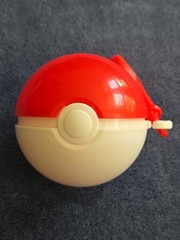 Vintage 1999 Pokemon Burger King Nidorino Keychain With Pokeball